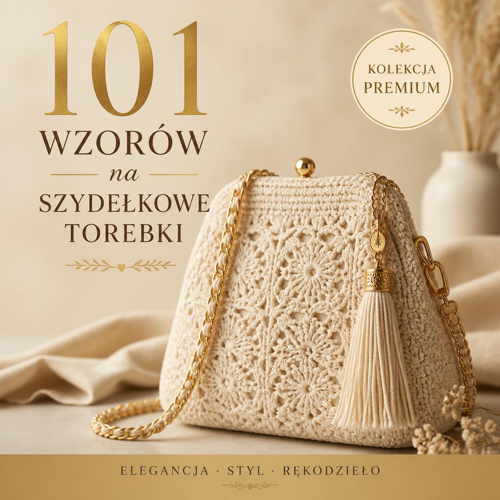 101 wzorów na szydełkowe torebki – Kolekcja Premium