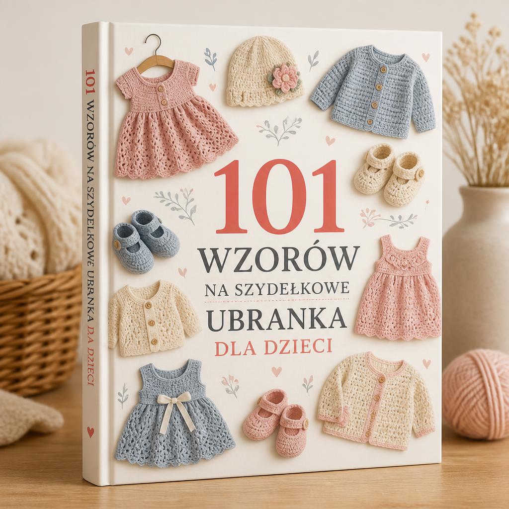 101 Wzorów na Ubranka Dziecięce na Szydełku